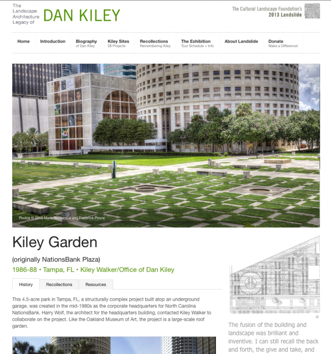 Iconic Kiley Garden finally gets some love?